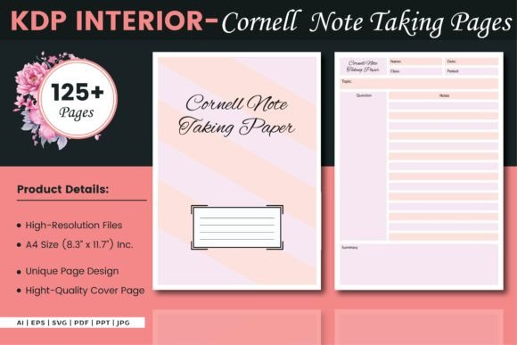 Cornell Note Taking Paper