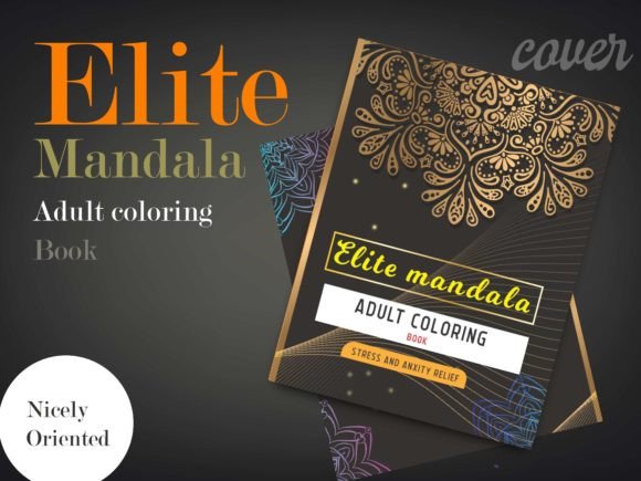 Elite -Mandala Adult Coloring Book