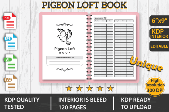 Pigeon Loft Book KDP Interior: Graphics for Real Publishing